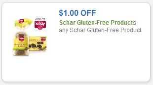 Coupon – $1.00 off any Schar Gluten-Free Product