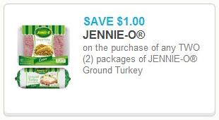 SAVE - Jennie-O - $1 off any two (2) packages of ground turkey