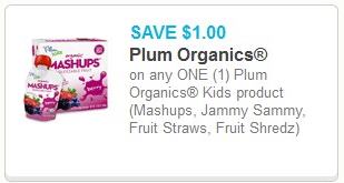 Coupon - $1.00 on any one (1) Plum Organics Kids product