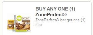 Coupon – Buy One Get One Free any ZonePerfect bar