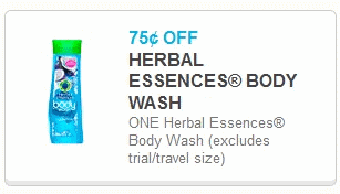 $0.75 off ONE Herbal Essences Body Wash (excludes trial/travel size)