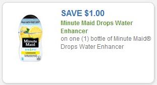 SAVE - $1.00 off any Minute Maid Drops Water Enhancer