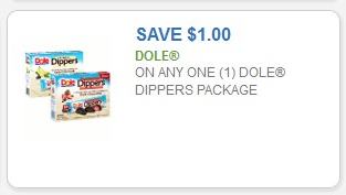 Coupon – $1.00 Dole Dippers package