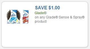 Coupon – $1.00 off on any Glade Sense & Spray product