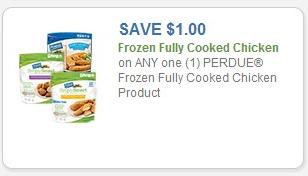 Coupon – $1.00 off (1) Perdue Frozen Fully Cooked Chicken