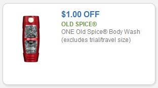 Coupon – $1.00 on any one (1) Old Spice Body Wash