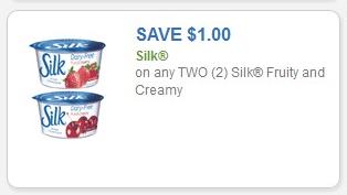 Coupon – $1.00 off on any two (2) Silk Fruity and Creamy