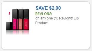 Coupon – $2.00 on any one (1) Revlon Lip Product