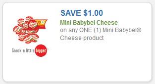 Coupon – $1.00 on any one (1) Mini Babybel Cheese product