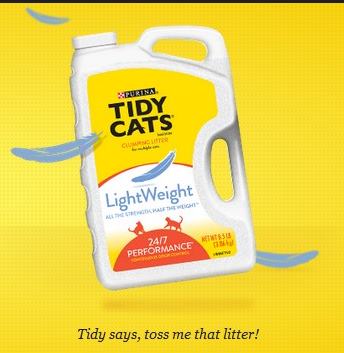 $5 off Tidy Cats LightWeight Litter