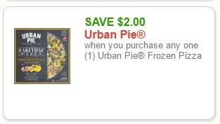 SAVE $2.00 Urban Pie when you purchase any one (1) Urban Pie Frozen Pizza