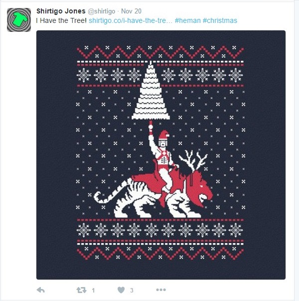 i have the tree shirtigo heman christmas tshirt sweater