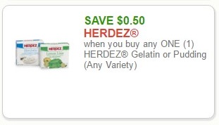 SAVE $0.50 HERDEZ when you buy any ONE (1) HERDEZ Gelatin or Pudding (Any Variety)