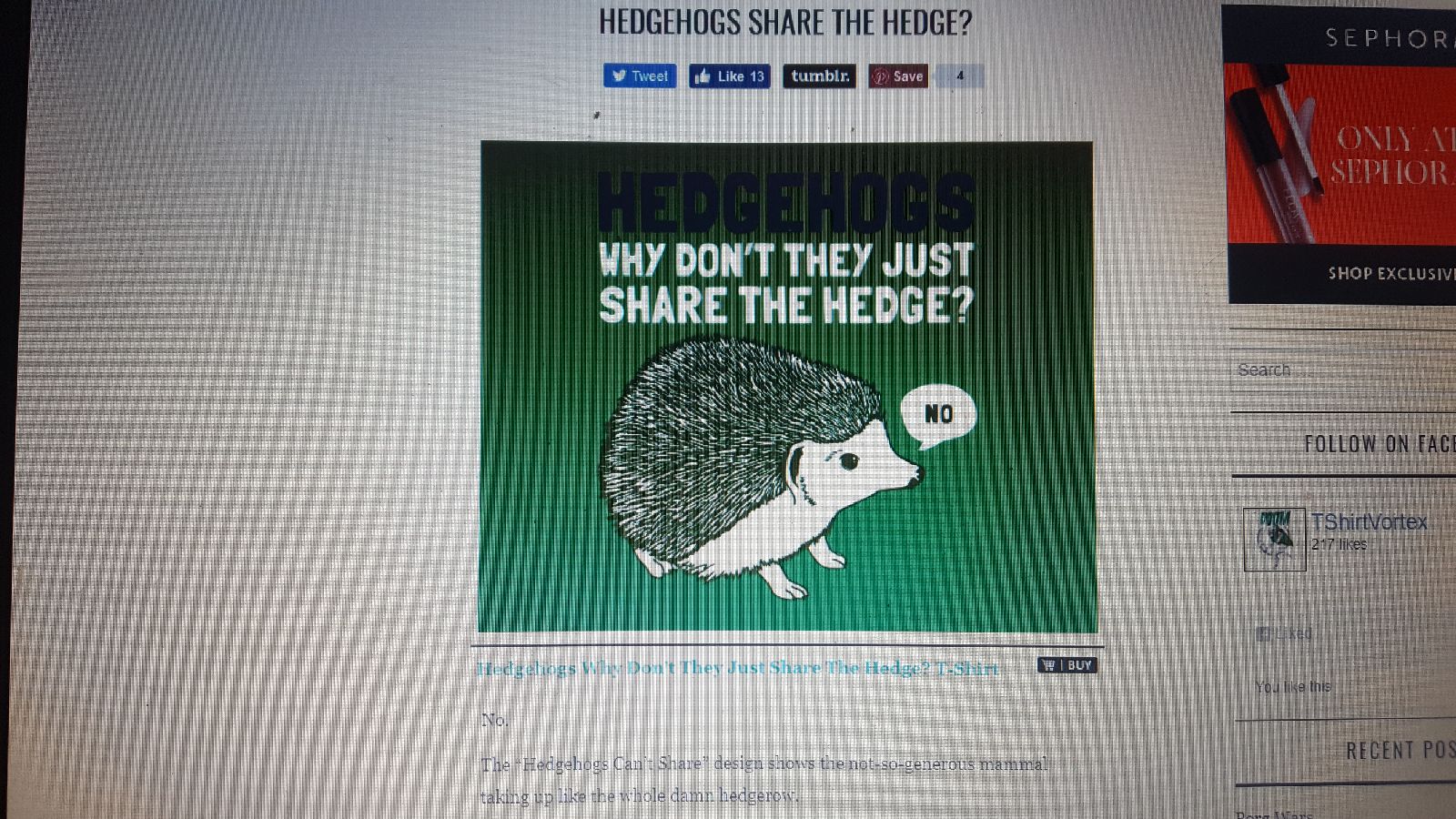 maytenth18 (Hedgehogs Share the Hedge?)
