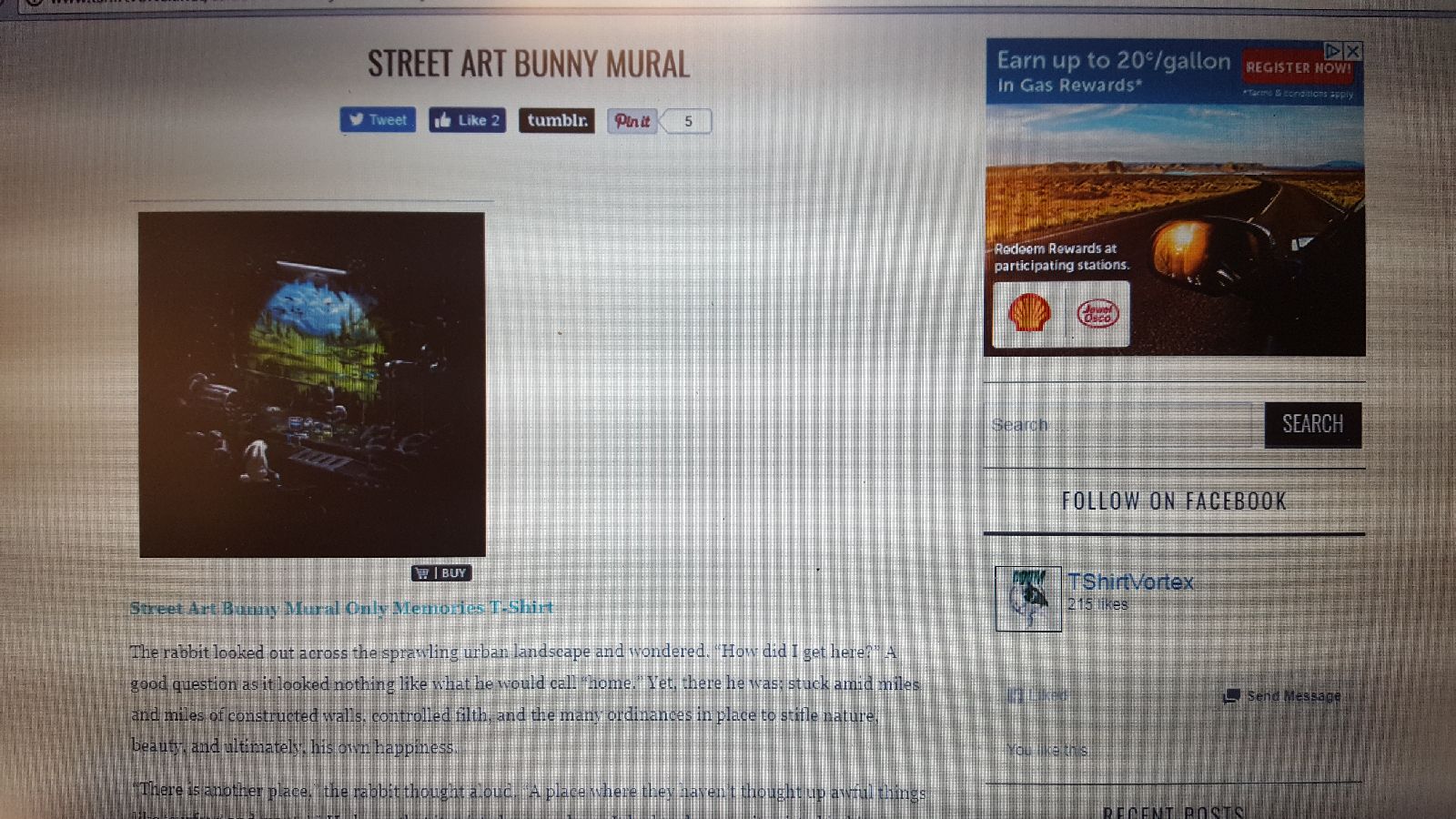street art bunny mural only memories tshirt tshirtvortex