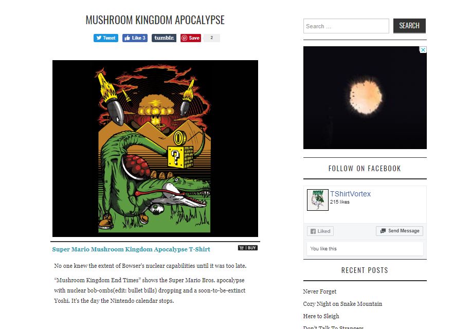 super mario mushroom kingdom apocalypse tshirt tshirtvortex