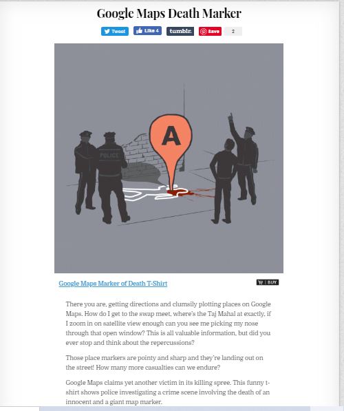 google maps marker of death tshirt tshirtvortex