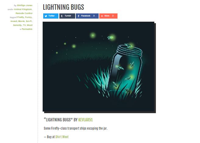 lightning bugs shirt.woot shirtigo tshirt