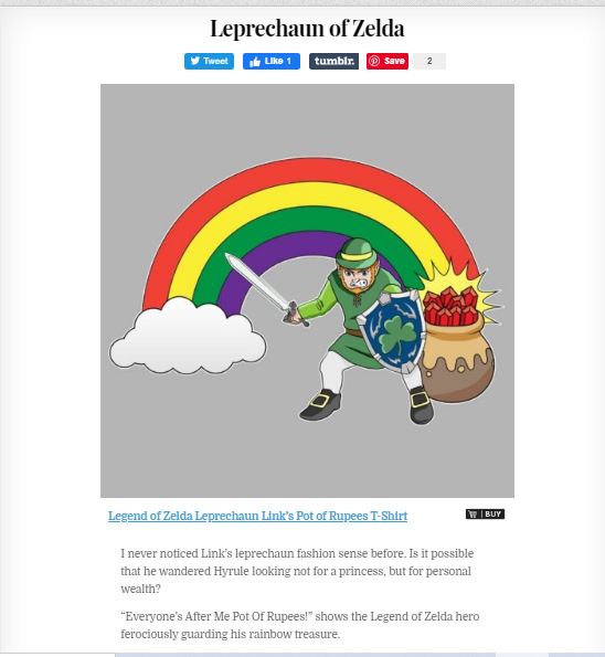 marchtwelfth20 (Legend of Zelda, Leprechaun Link)