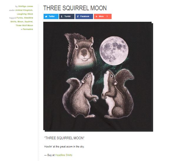 three squirrel moon shirtigo headline tshirt