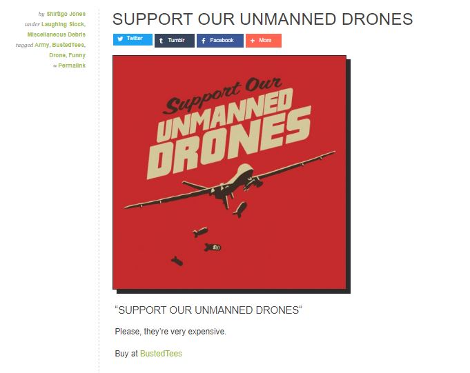 support our unmanned drones busted tshirt shirtigo
