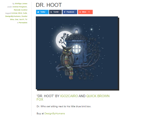 dr. hoot tshirt designbyhumans shirtigo