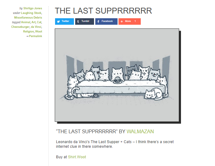 The last supprrrrrr by walmazon buy at shirt.woot