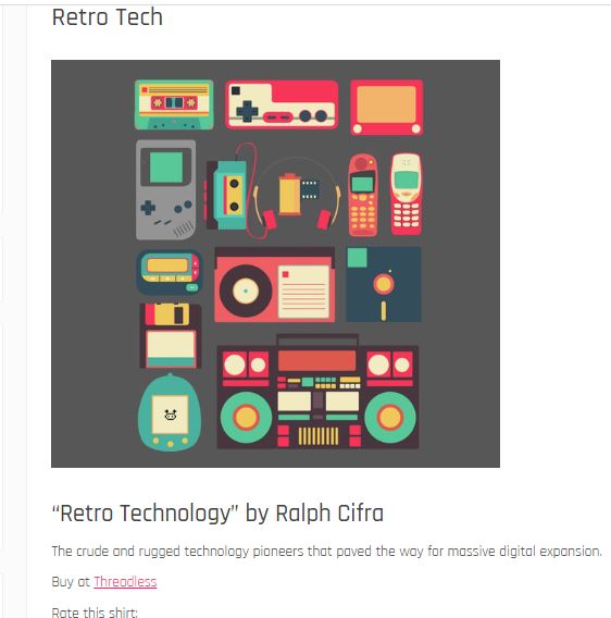 Retro Tech Shirtigo