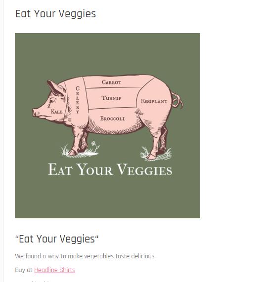 Eat your Veggies - Shirtigo