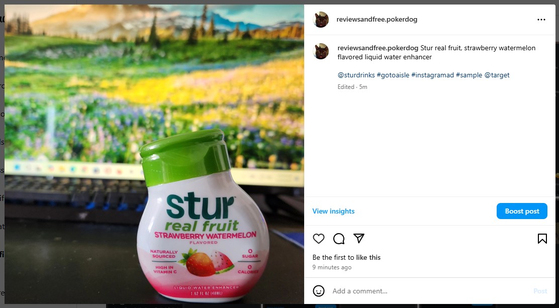 stur flavored liquid water enhancer strawberry watermelon