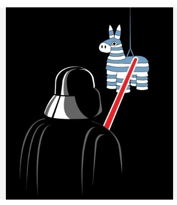 star wars darth vader pinata party tshirt market vortex