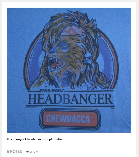 headbanger chewbacca tshirt star wars cotton abyss