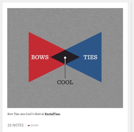 Bow Ties Are Cool T-Shirt