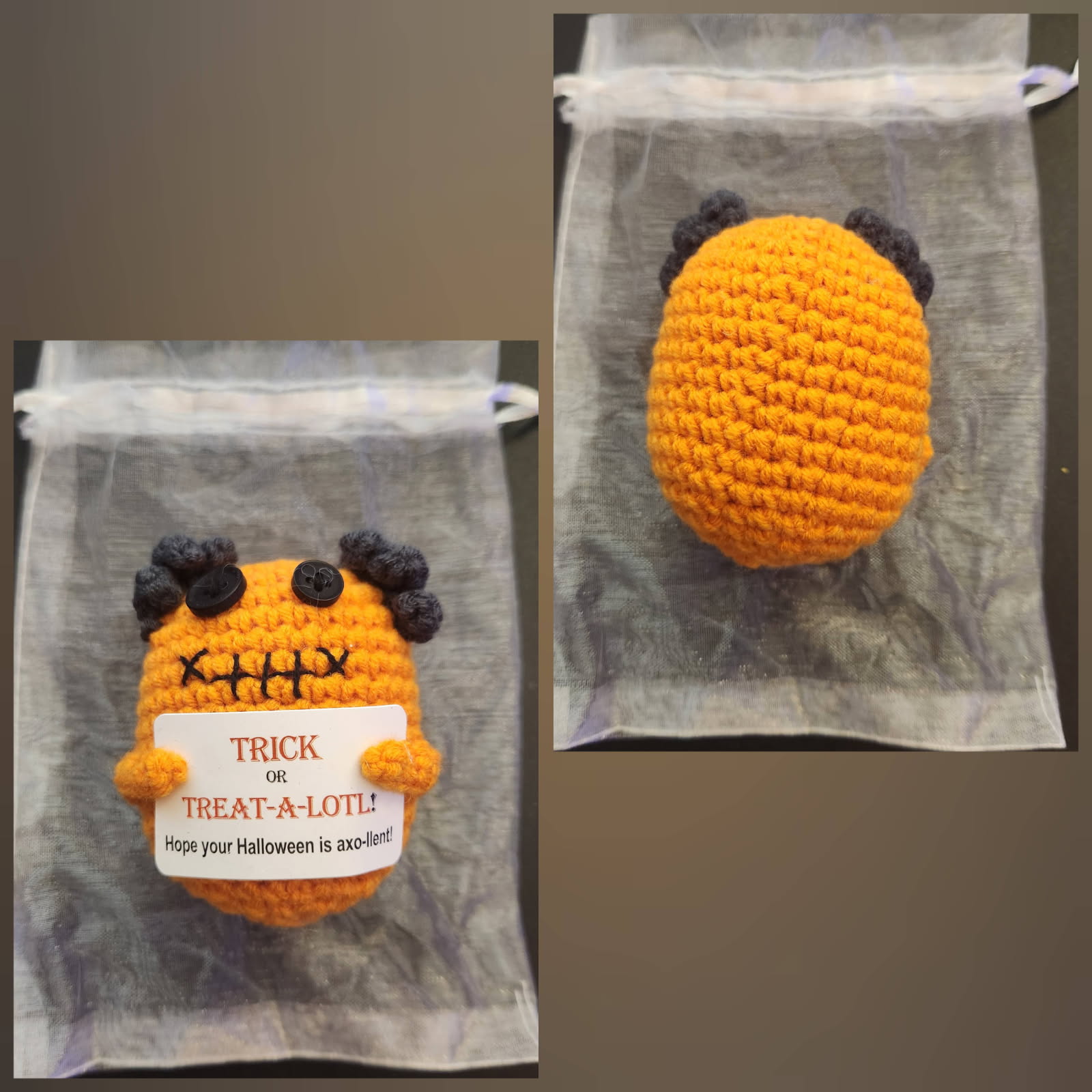 WEYON Halloween Crochet Axolotl
