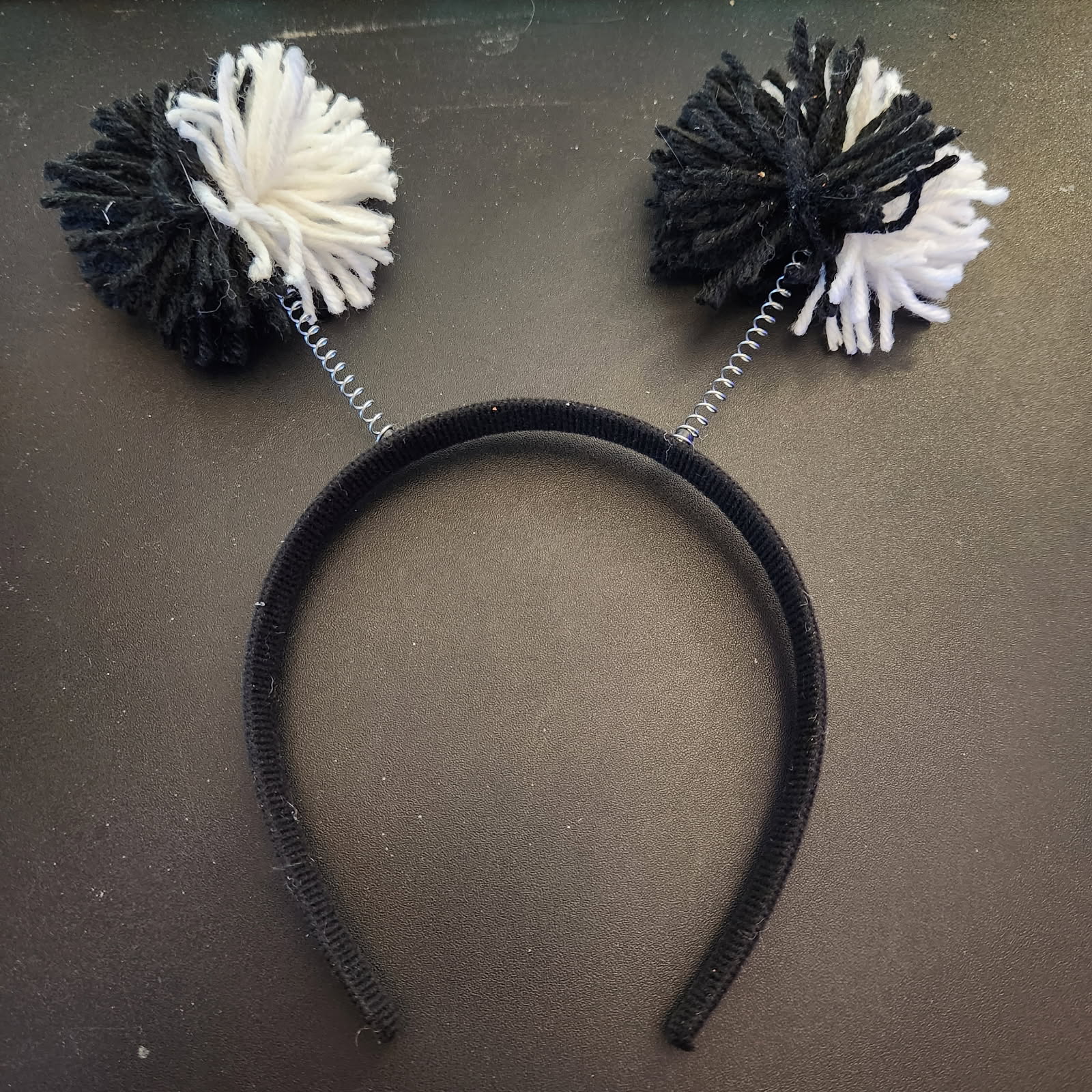 Zeyune Halloween Pom Pom Headband