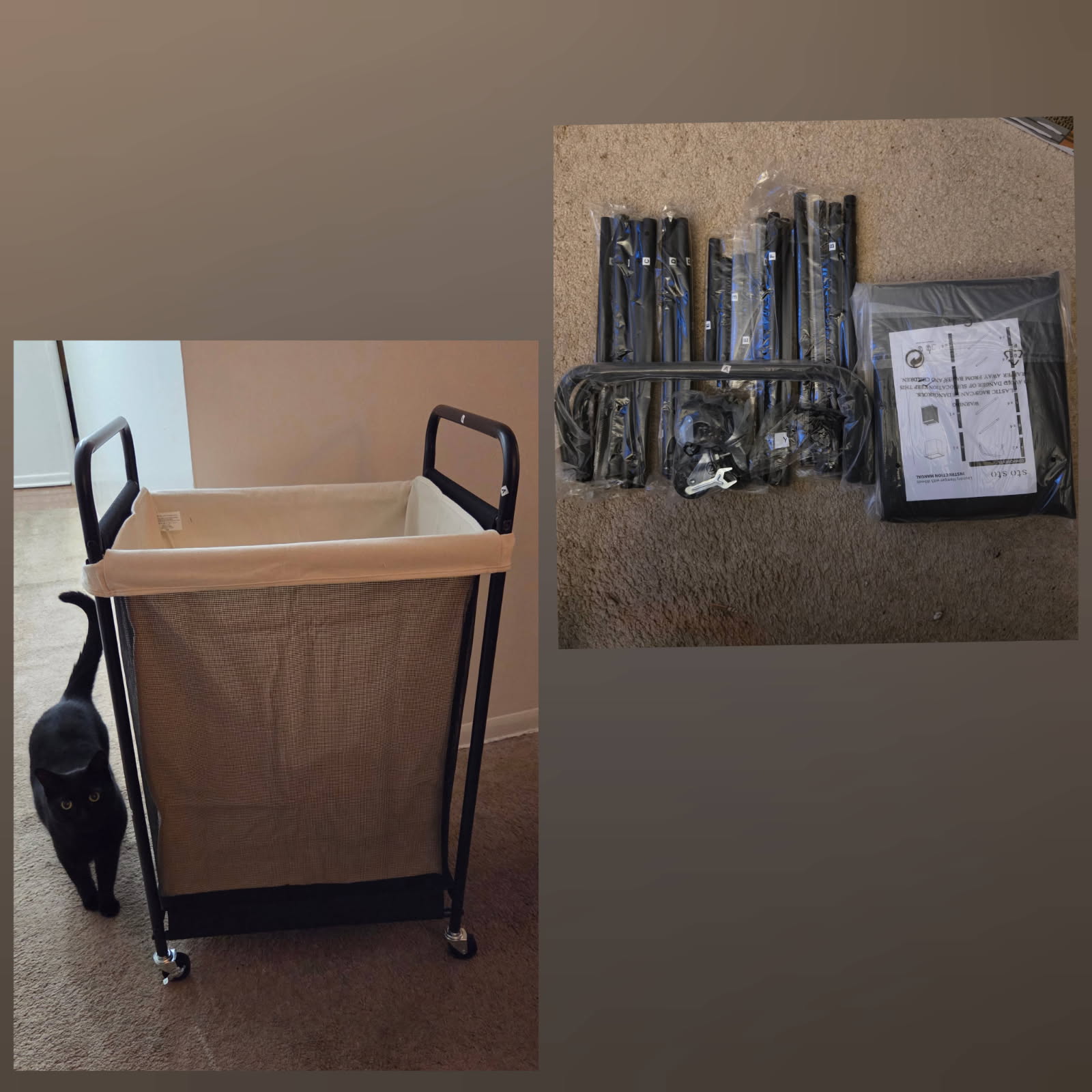 STO STO 120L Large Laundry Hamper with Wheels