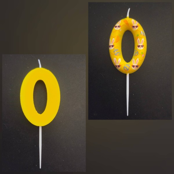 HCCYENLAN Easter Birthday Candle (Number 0)