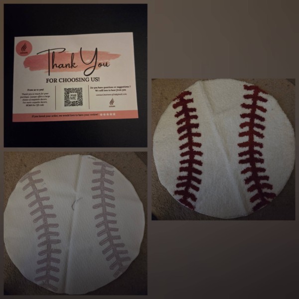 Luxape Sport Rug – Handmade & Premium- 28in (70cm) (Baseball)