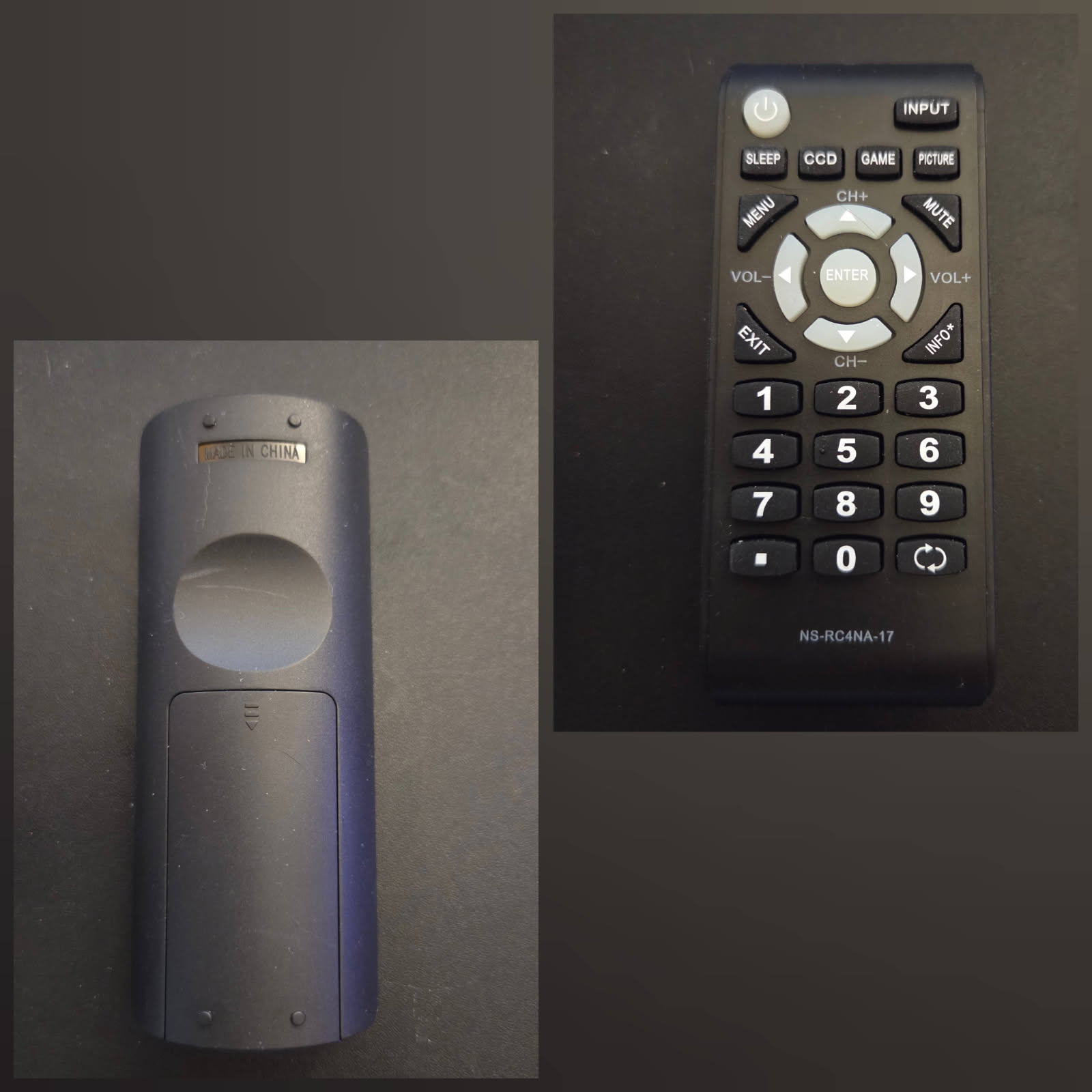 GWVEE NS-RC4NA-17 NSRC4NA17 Remote Control Replacement for Insignia LCD TV