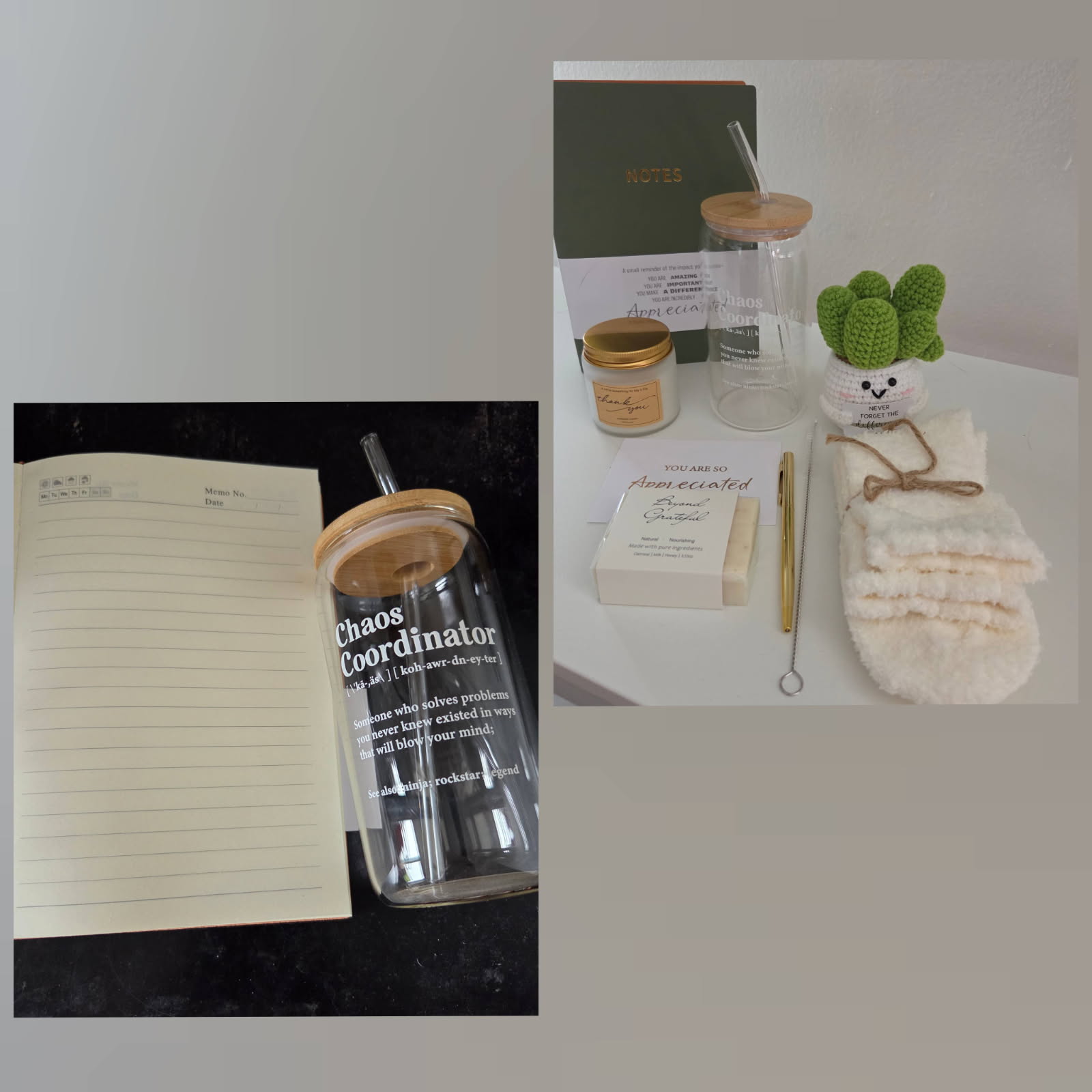 LUICONMO Thank You, Appreciation Gift Set