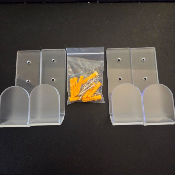 ZQYALPSID 4PCS Clear Acrylic Championship Belt Wall Mount Display