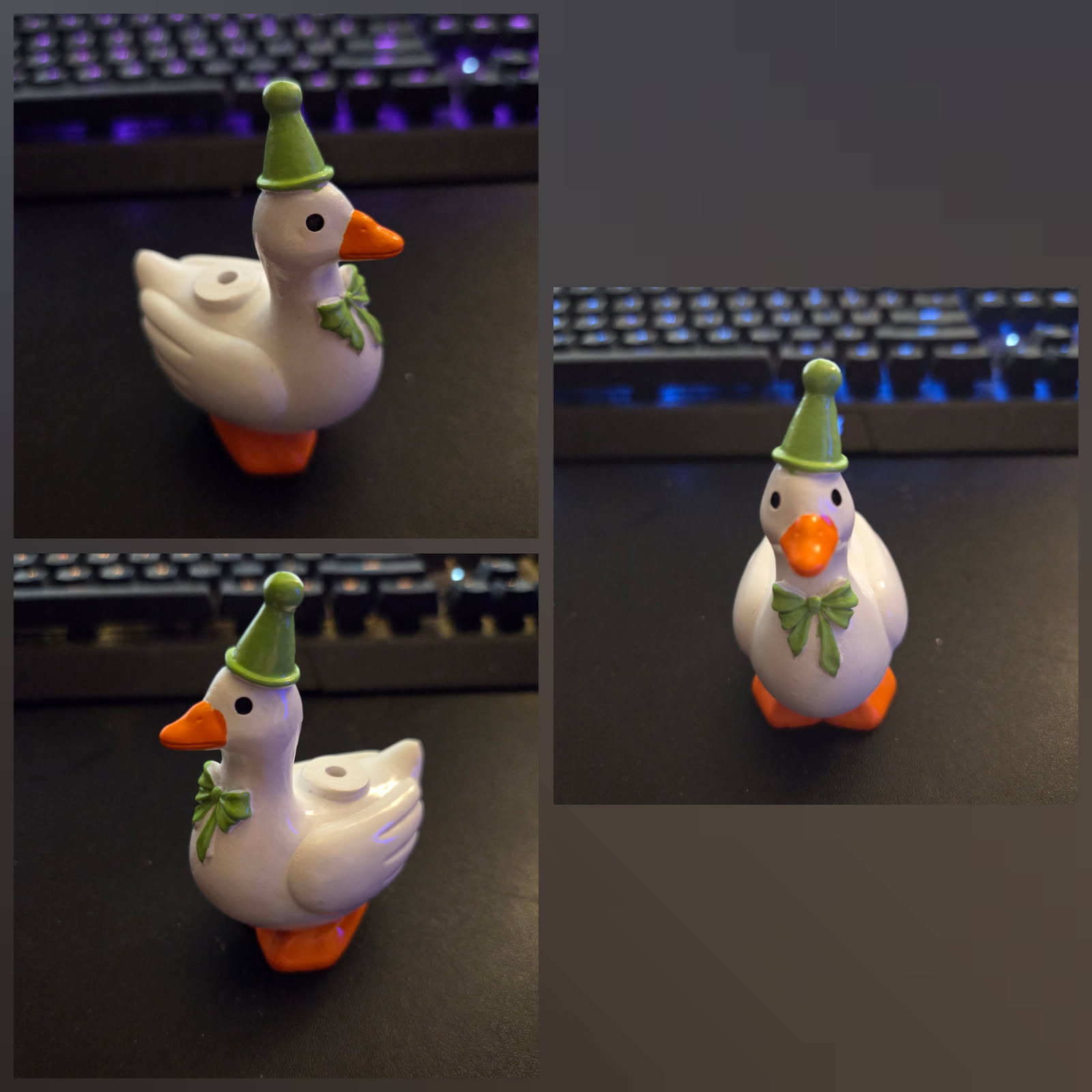 GGSTDDUP Silly Goose Cake Candle Holder (Green)