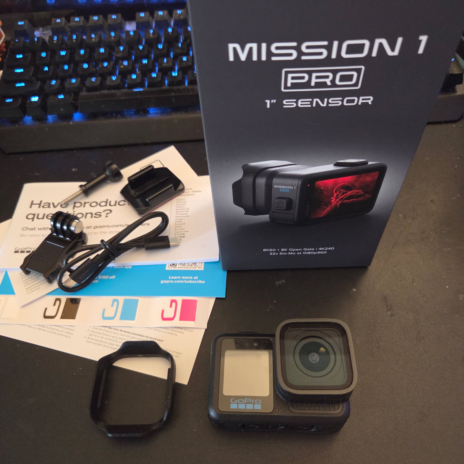 GoPro Mission 1 PRO – Compact Cinema Action Camera with 8K60 Video