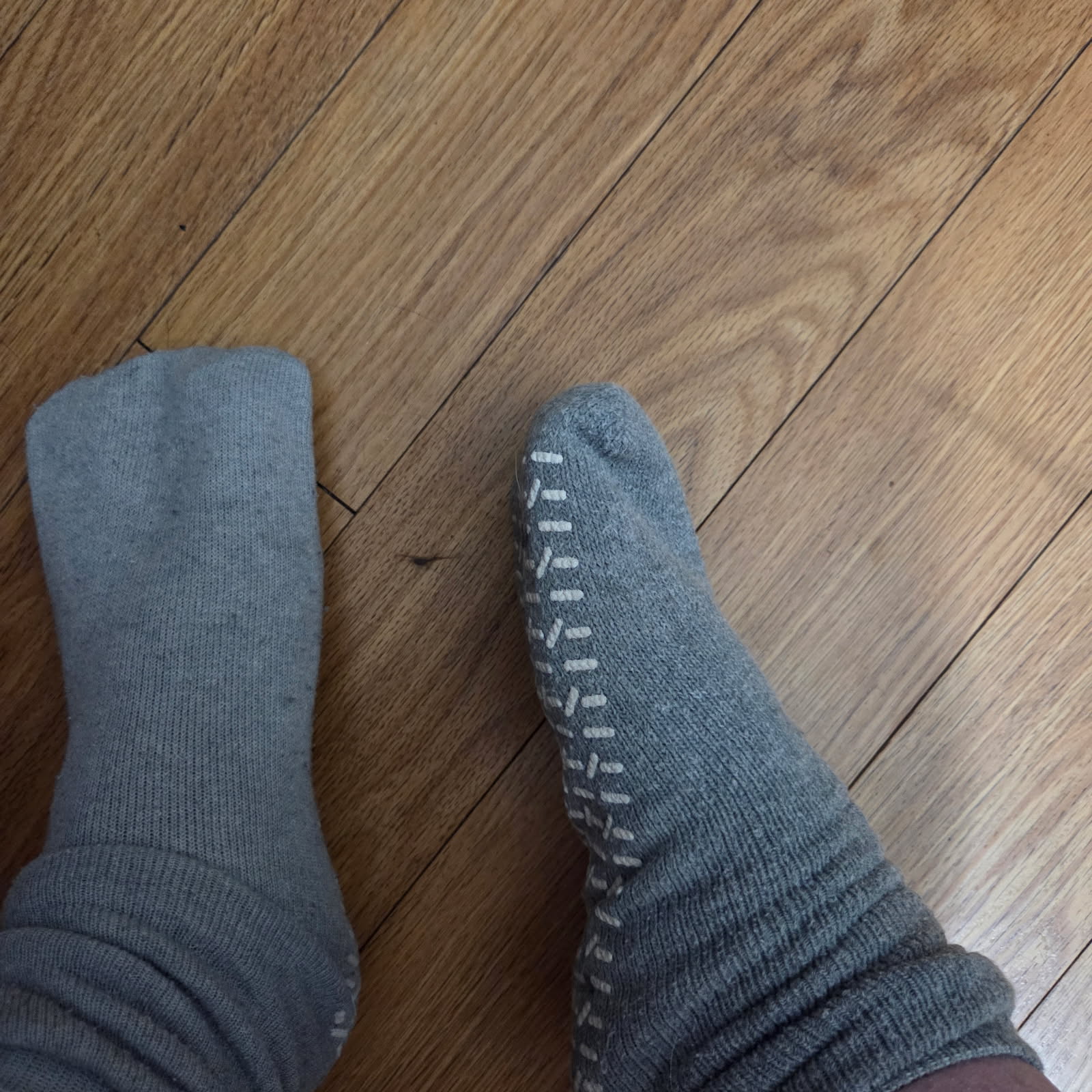 PrimeMed XX-Large Slip Stop Single Tread Slipper Socks (6 Pairs) (Gray)