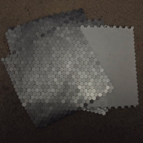 PH PandaHall 7 Sheets Hexagon Peel and Stick Backsplash Tiles