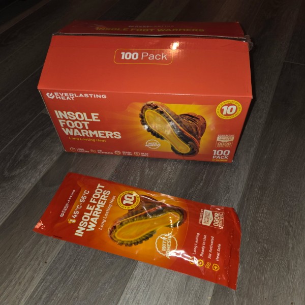 Everlasting Heat Insole Foot Warmers 40 Pack