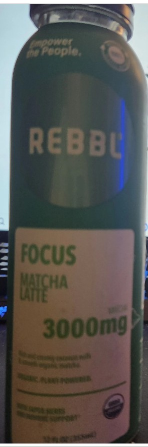 REBBL Focus Matcha Latte, 12 oz