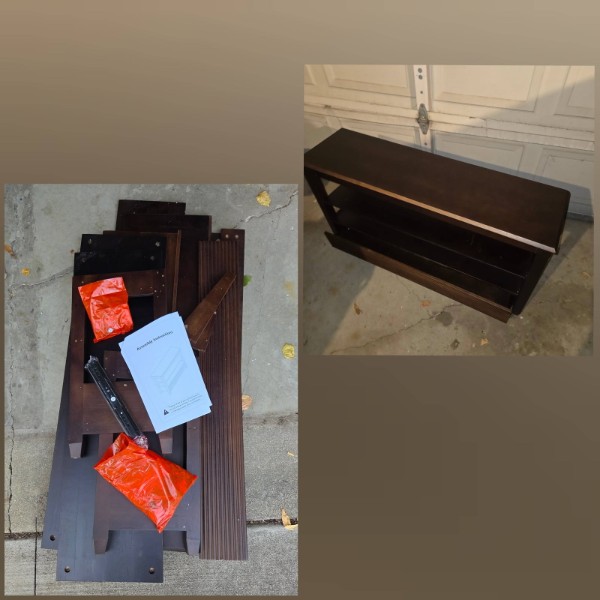 Sylphorium Solid Wood Shoe Bench